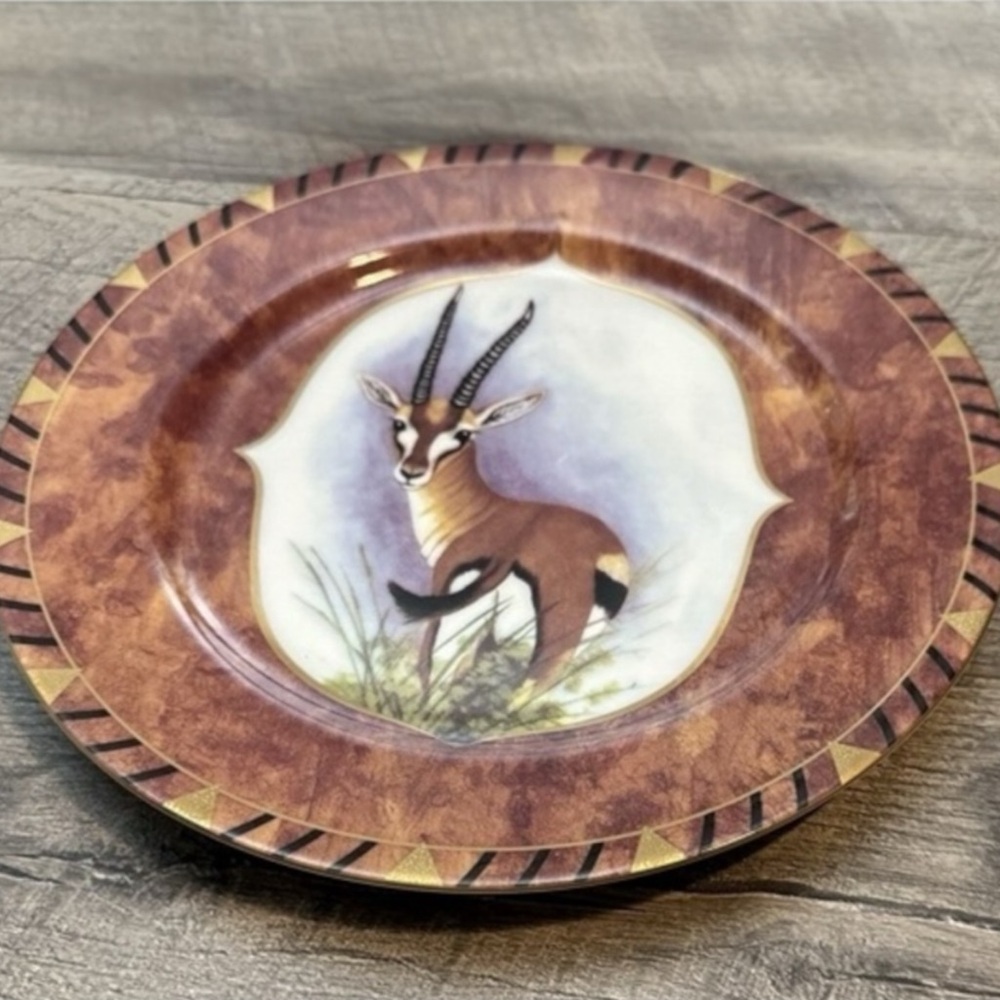 Lynn Chase African Portrait Plate: Thomson’s Gazelle